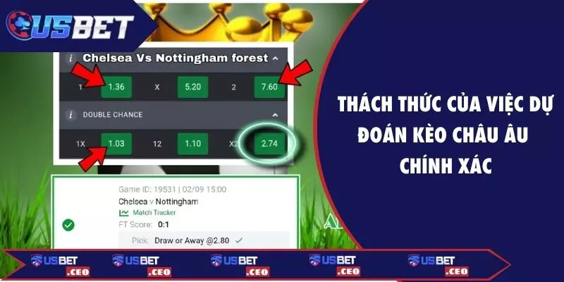 Thách thức của việc dự đoán kèo Châu Âu chính xác